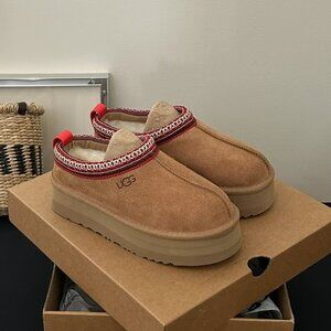 Ugg Tazz Tasman Platform Slippers Chestnut Seed